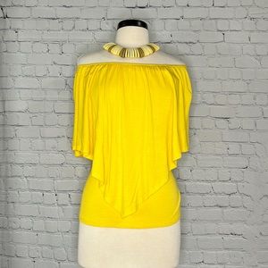 ✨Steven Edwards yellow blouse💛 (Jewelry not included)